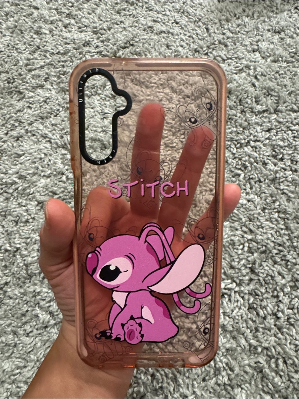 Pink Stitch Character Phone Case - Unbranded